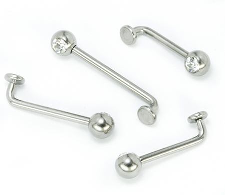 Tilum 14g Internally Threaded Titanium Christina Piercing Jewelry - Price Per 1