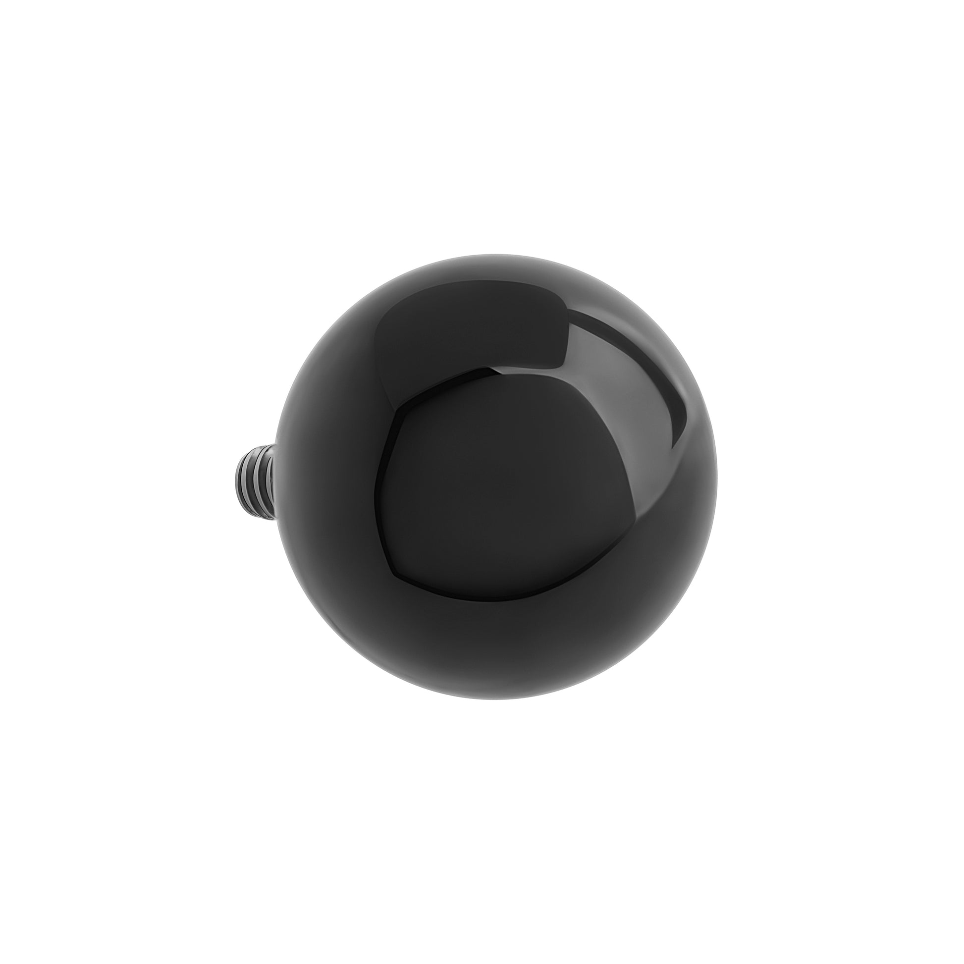8g Internally Threaded Black PVD Coated Counter-Sunk Ball - Price Per 1 - Painful Pleasures