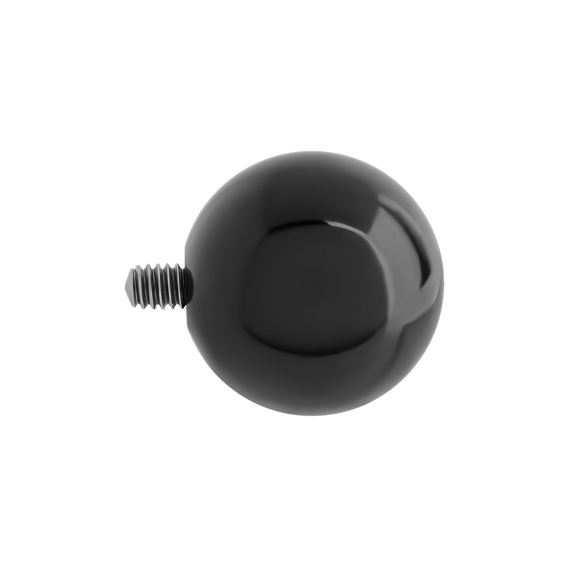8g Internally Threaded Black PVD Coated Counter-Sunk Ball - Price Per 1 - Painful Pleasures