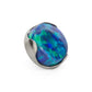 Tilum 14g-12g Titanium 4mm Opal Prong-Set Top - Price Per 1
