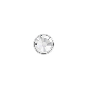 18g - 16g Internally Threaded Swarovski 2mm Jewel Top - Price Per 1 - Painful Pleasures