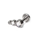 Tilum 14g-12g Internally Threaded Jewel Tear Drop Cluster Top - Price Per 1