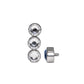 Tilum 14g-12g Internally Threaded 4mm Jewel Stop Light Cluster Top - Price Per 1