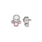 Tilum 14g-12g Internally Threaded Jewel Bubble Cluster Top with 4mm Crystal -Price Per 1