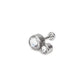 Tilum 18g-16g Internally Threaded Stacked Jewel Cluster Top - Price Per 1