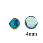 Tilum 18g - 16g Titanium 4mm Opal Prong-Set Flat Top - Price Per 1