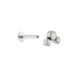 Tilum 18g-16g Internally Threaded Atomic Opal Cluster Top - Price Per 1