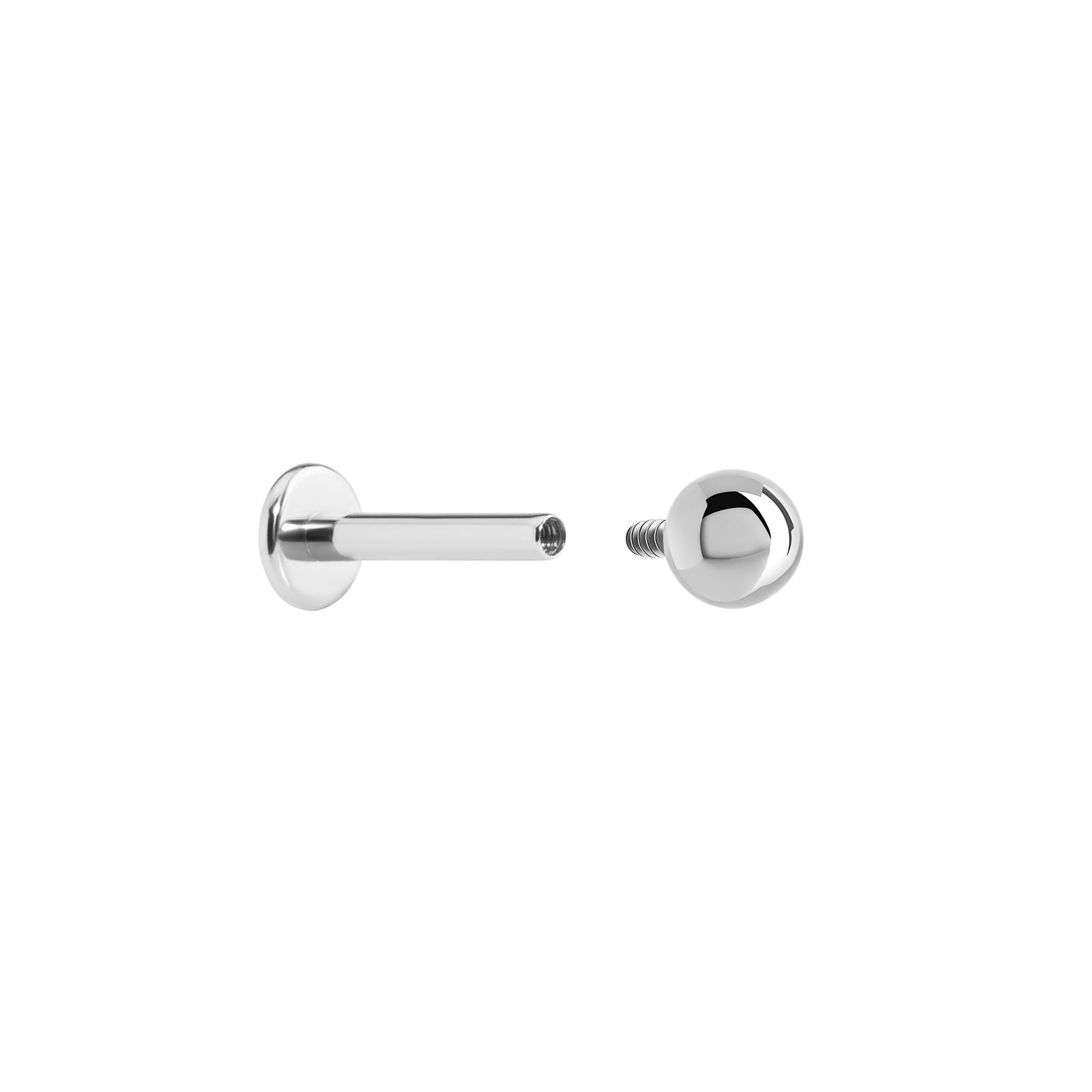 Tilum 18g-16g Internally Threaded Titanium Ball - Price Per 1
