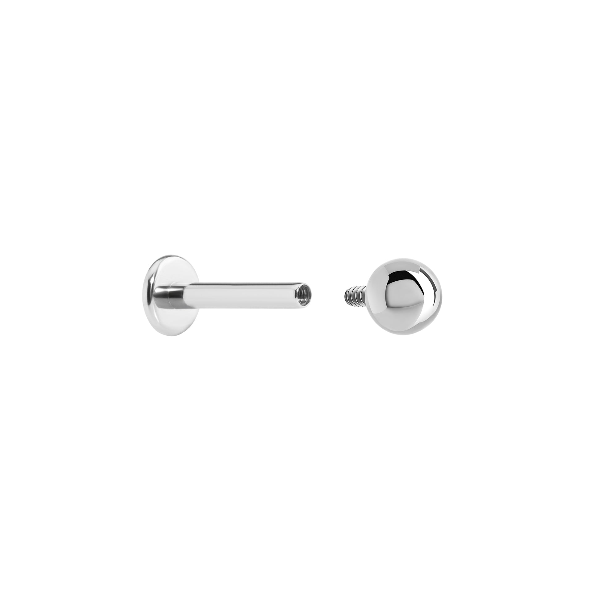 Tilum 18g-16g Internally Threaded Titanium Ball - Price Per 1