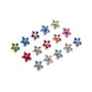 Tilum 18g-16g Internally Threaded Titanium Jewel Flower Top - Price Per 1