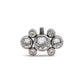 Tilum 14g-12g Internally Threaded Titanium Seven Jewel Cluster Top - Price Per 1
