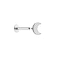 Tilum 18g-16g Crescent Moon Titanium Top - Price Per 1