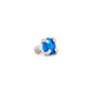 Tilum 14g-12g Internally Threaded Square Prong-Set 2.5mm Round Opal Top - Price Per 1