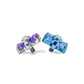 Tilum 14g-12g Internally Threaded Titanium Opal Flower Top with White Opal Center - Choose Petal Opal Color - Price Per 1