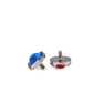 Tilum 18g-16g Internally Threaded Titanium 4.4mm Jeweled Prong-Set Top - Price Per 1