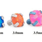 Tilum 14g-12g Internally Threaded Square Prong-Set 3mm Round Opal Top - Price Per 1