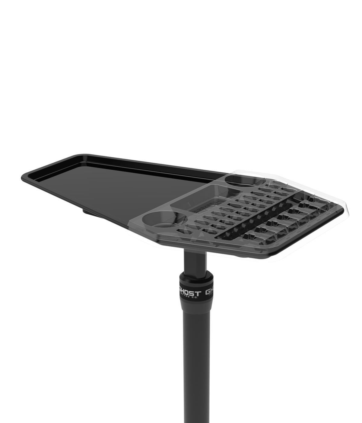 Ghost Tattoo Disposable Tray Tops — Pack of 20 Coffin