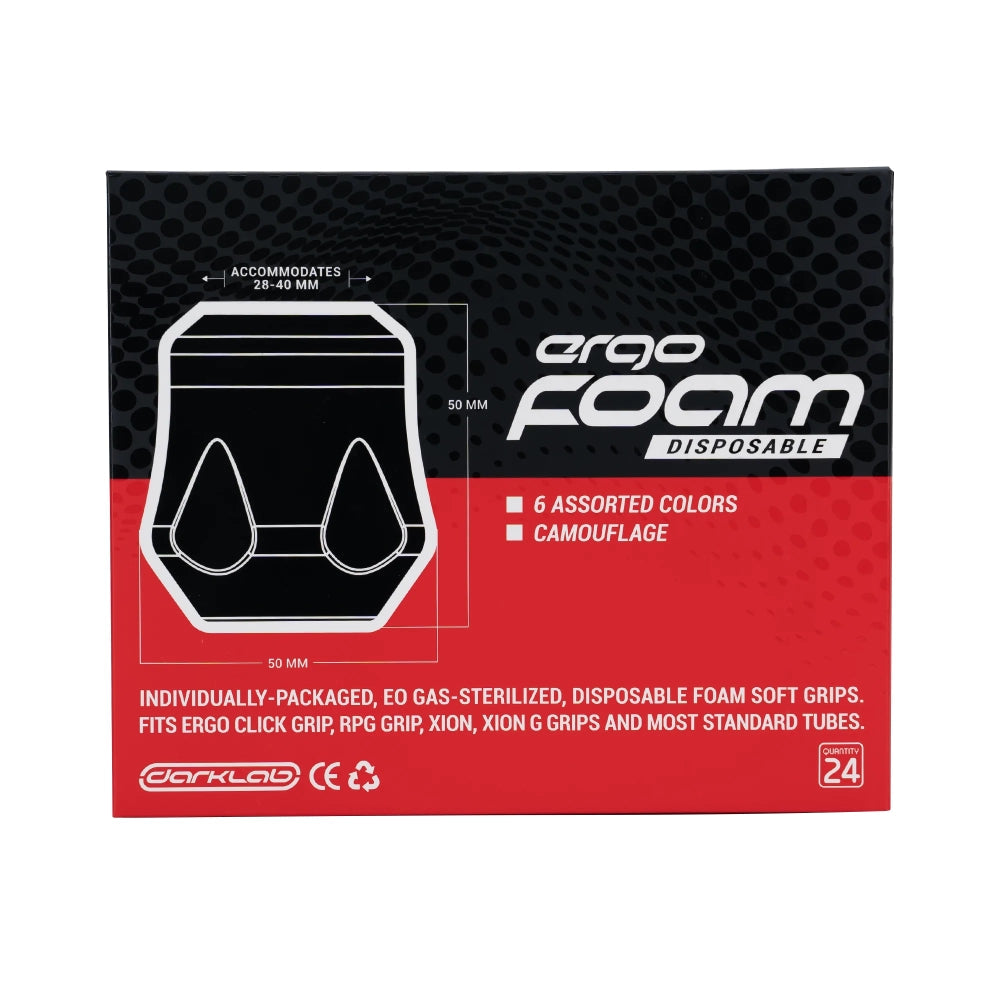 FK Irons Ergo Foam Disposable Tattoo Grip Covers — Camo — Box of 24