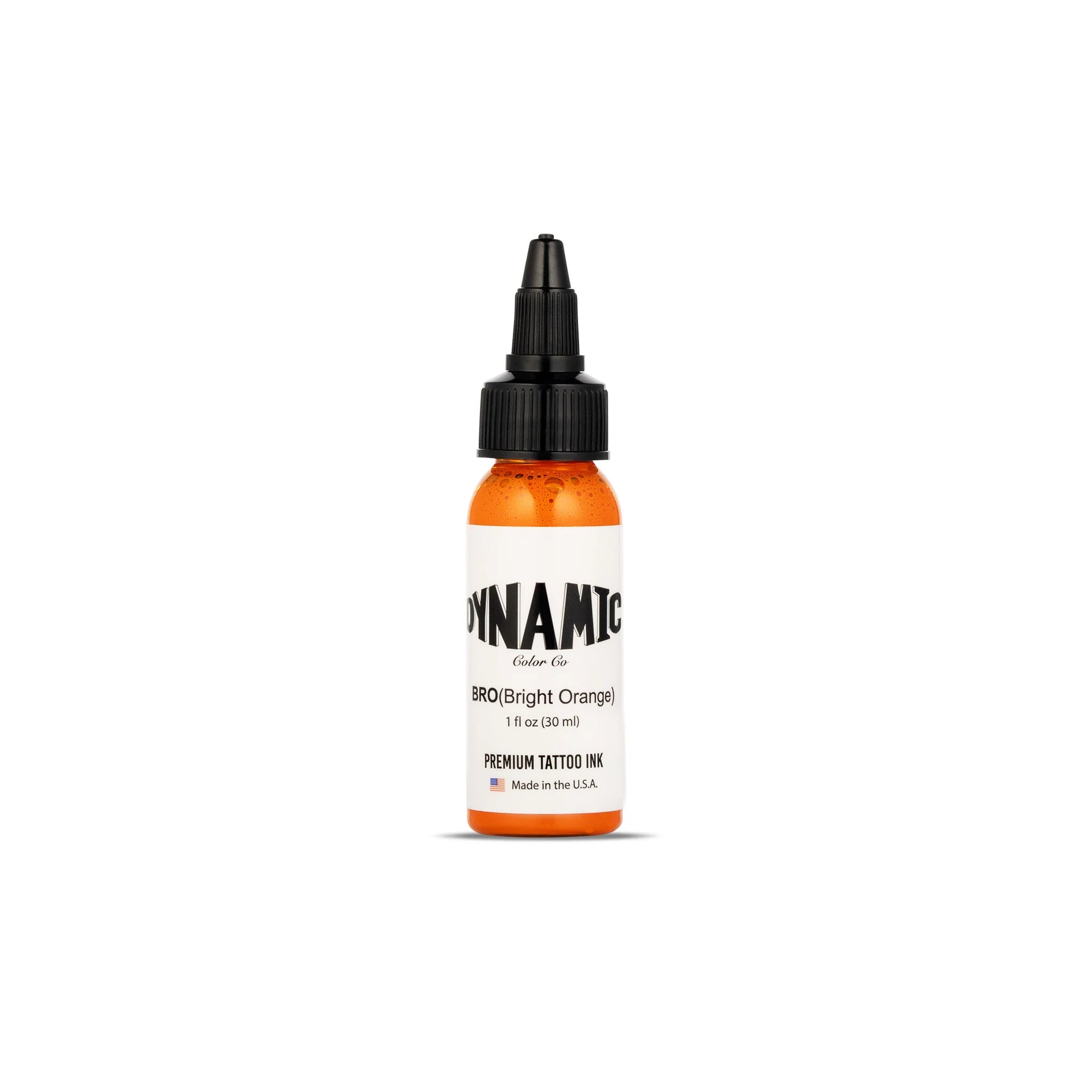 Dynamic Bright Orange Tattoo Ink - 1oz. Bottle - Painful Pleasures