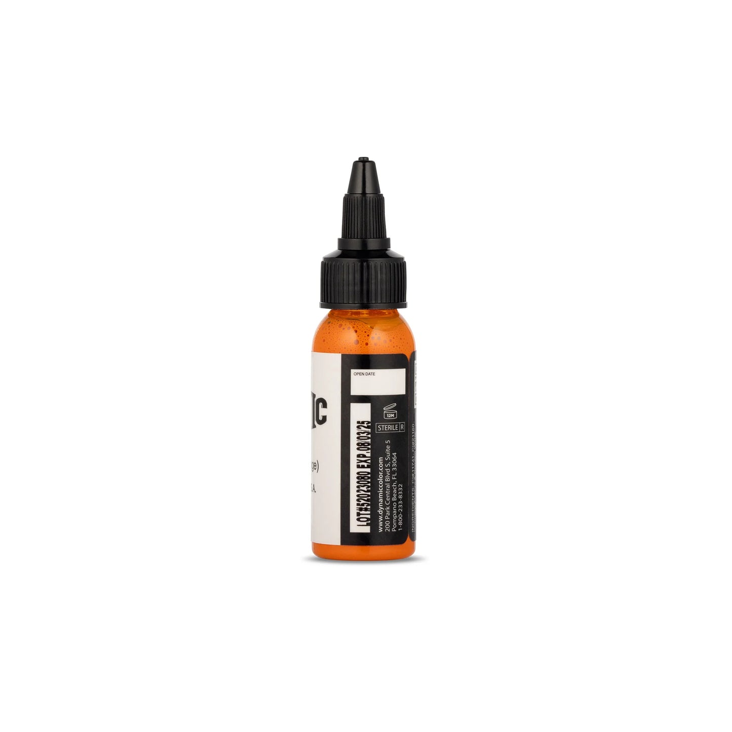 Dynamic Bright Orange Tattoo Ink - 1oz. Bottle - Painful Pleasures
