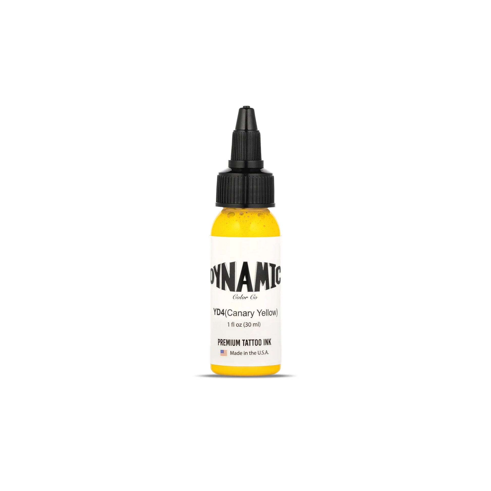 Dynamic Canary Yellow Tattoo Ink - 1oz. Bottle - Painful Pleasures