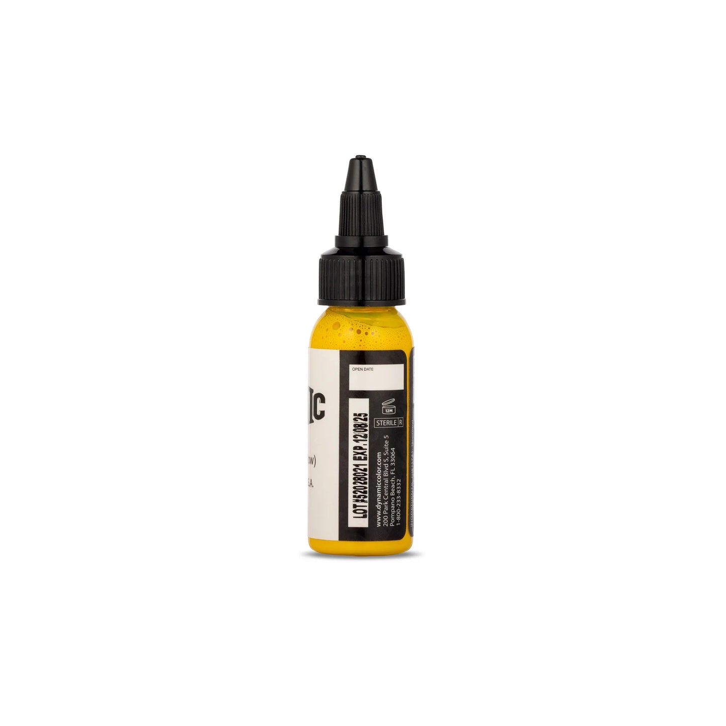 Dynamic Canary Yellow Tattoo Ink - 1oz. Bottle - Painful Pleasures