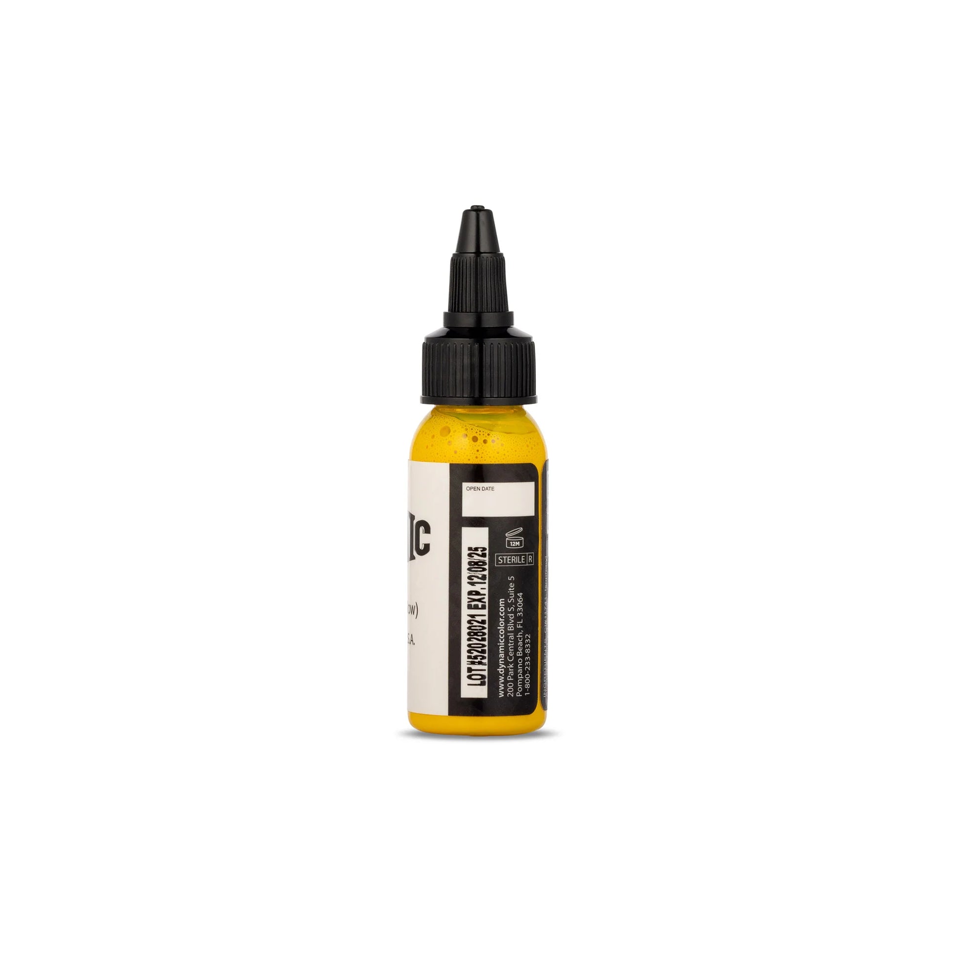 Dynamic Canary Yellow Tattoo Ink - 1oz. Bottle - Painful Pleasures