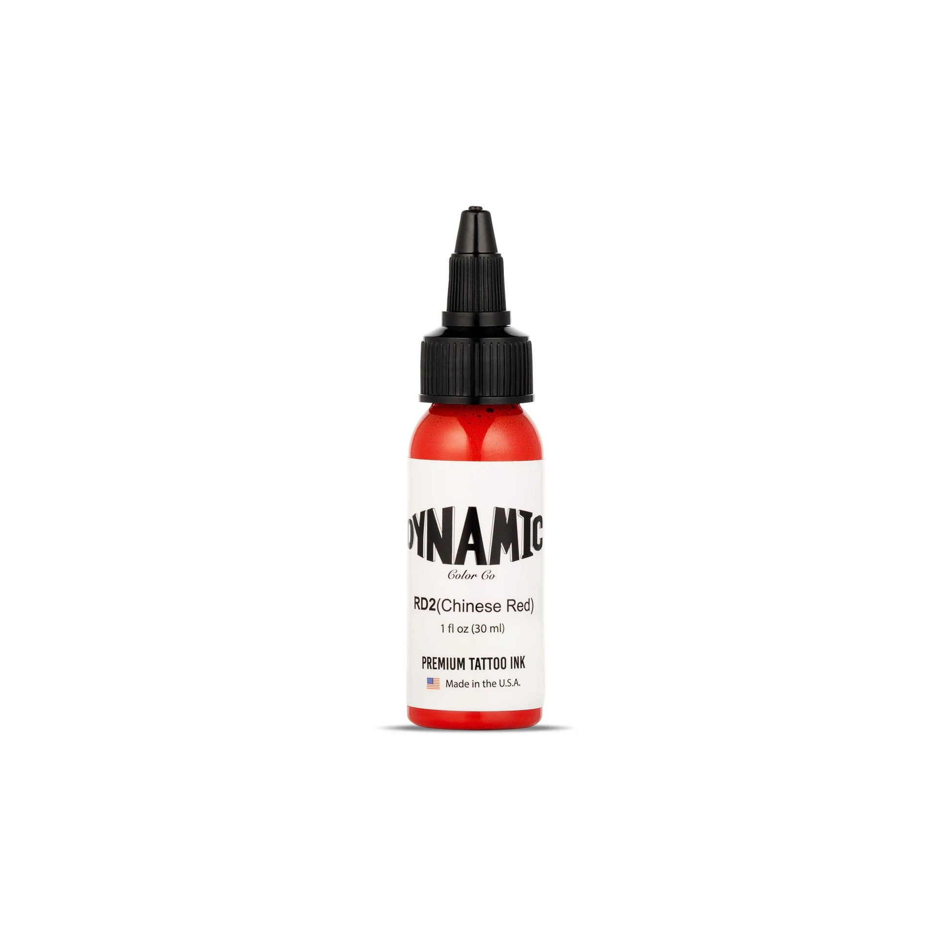 Dynamic Chinese Red Tattoo Ink - 1oz. Bottle - Painful Pleasures