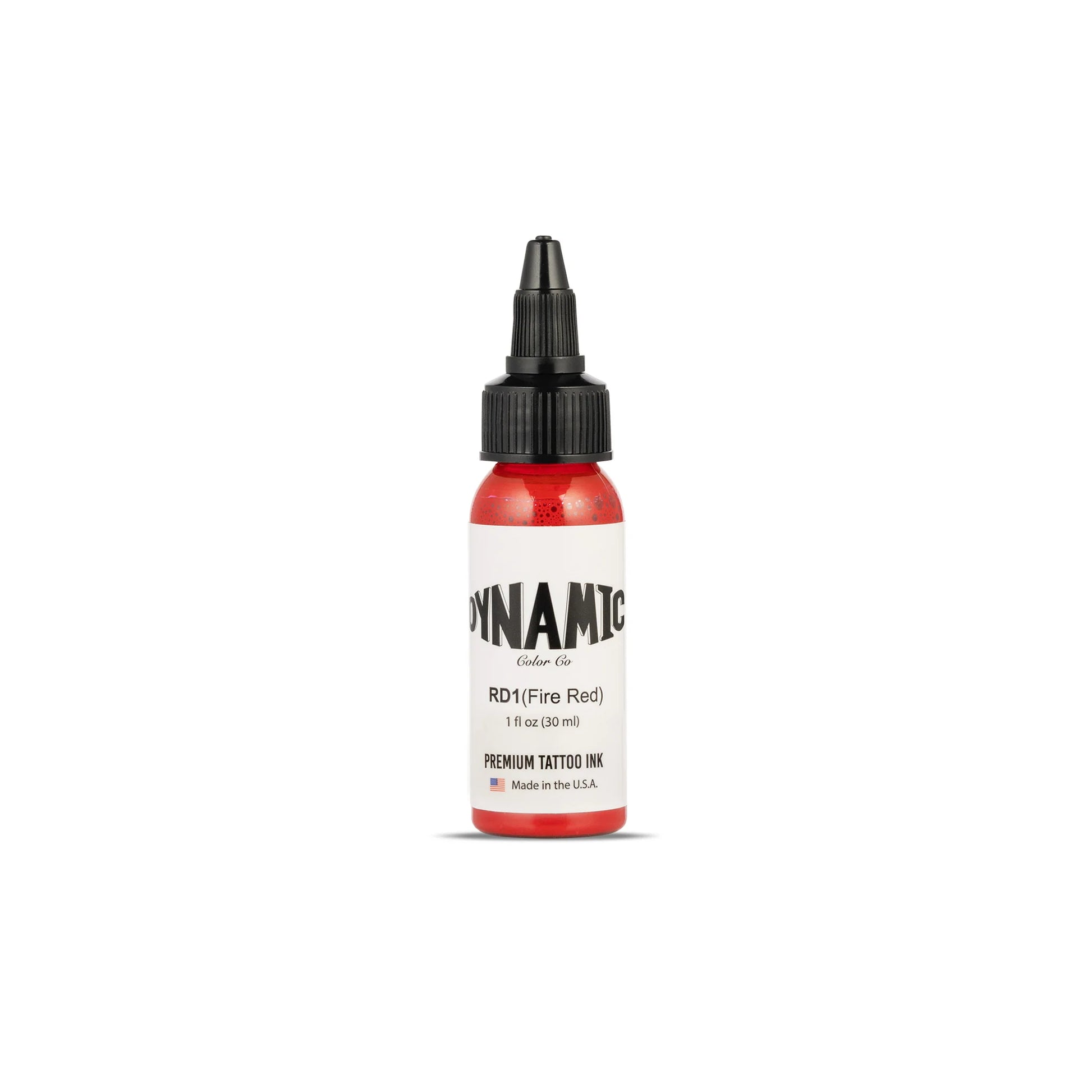 Dynamic Fire Red Tattoo Ink - 1oz. Bottle - Painful Pleasures