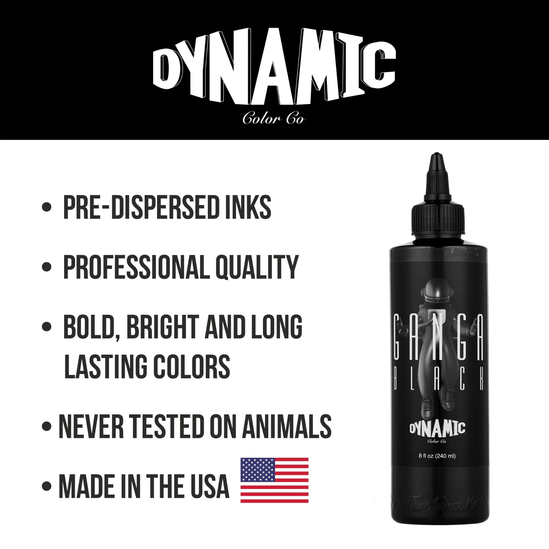 Dynamic Ganga Black 8oz 5