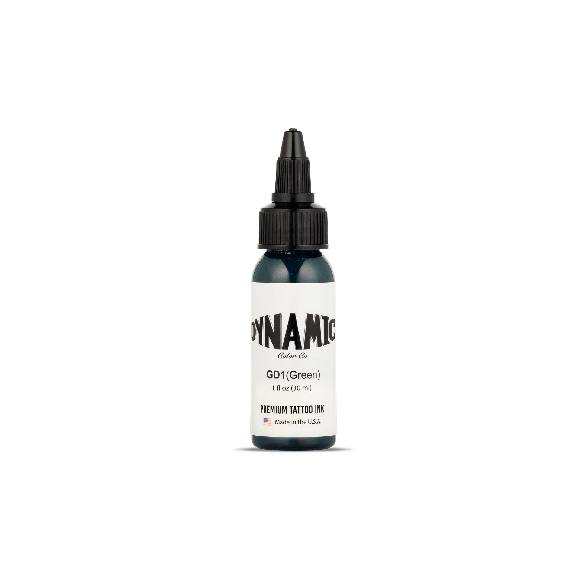 Dynamic Green Tattoo Ink - 1oz. Bottle - Painful Pleasures