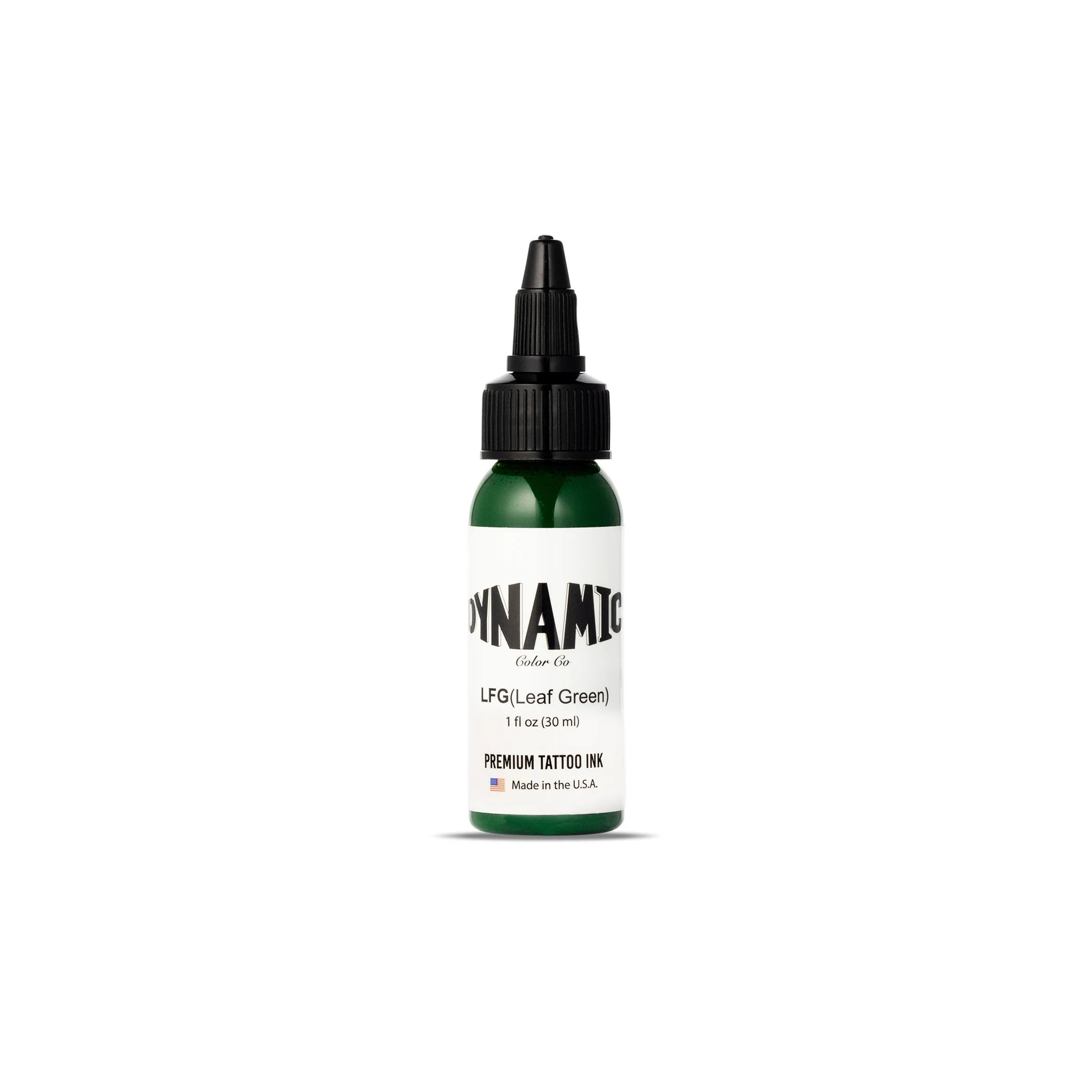 Dynamic Leaf Green Tattoo Ink - 1oz. Bottle - Painful Pleasures