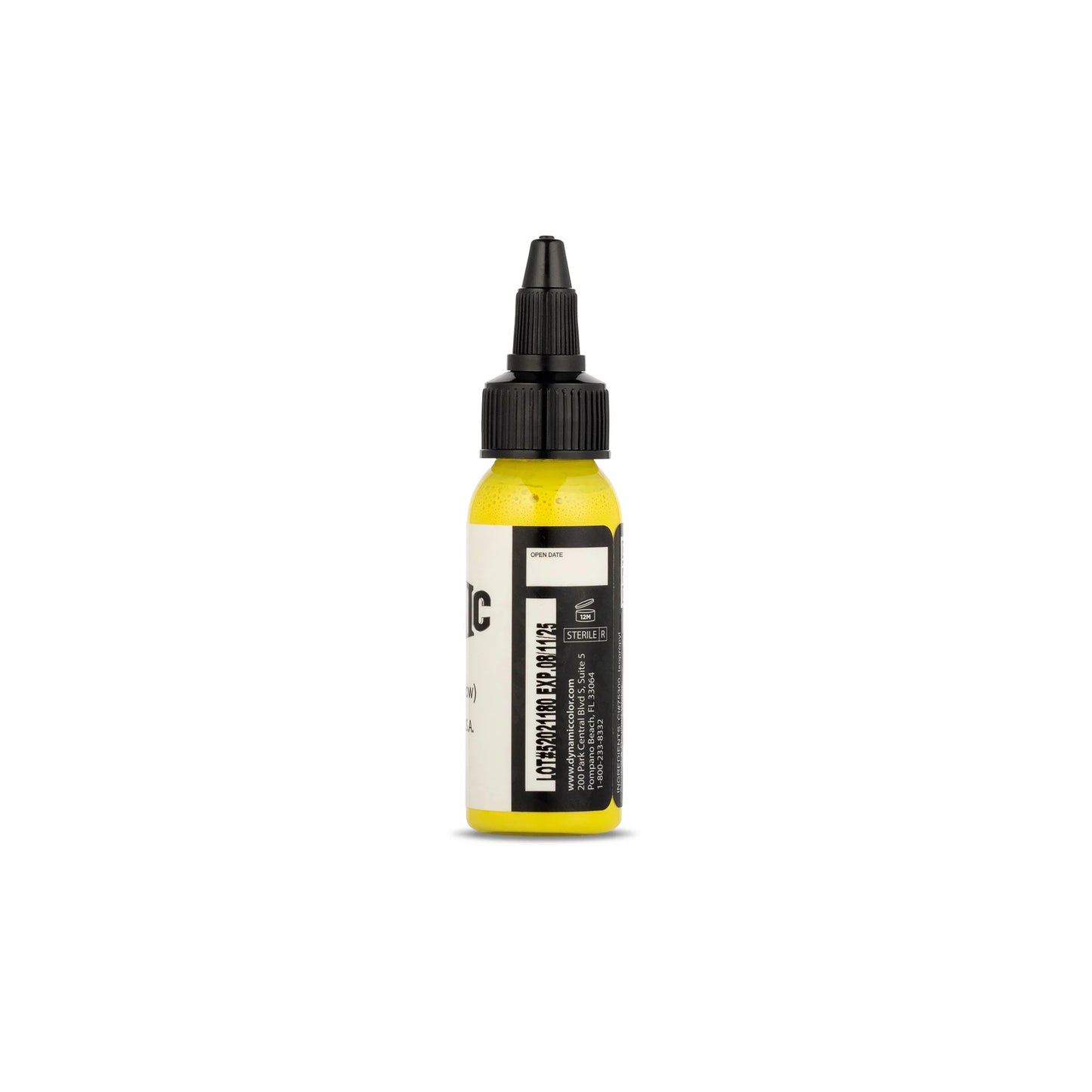 Dynamic Lemon Yellow Tattoo Ink - 1oz. Bottle - Painful Pleasures