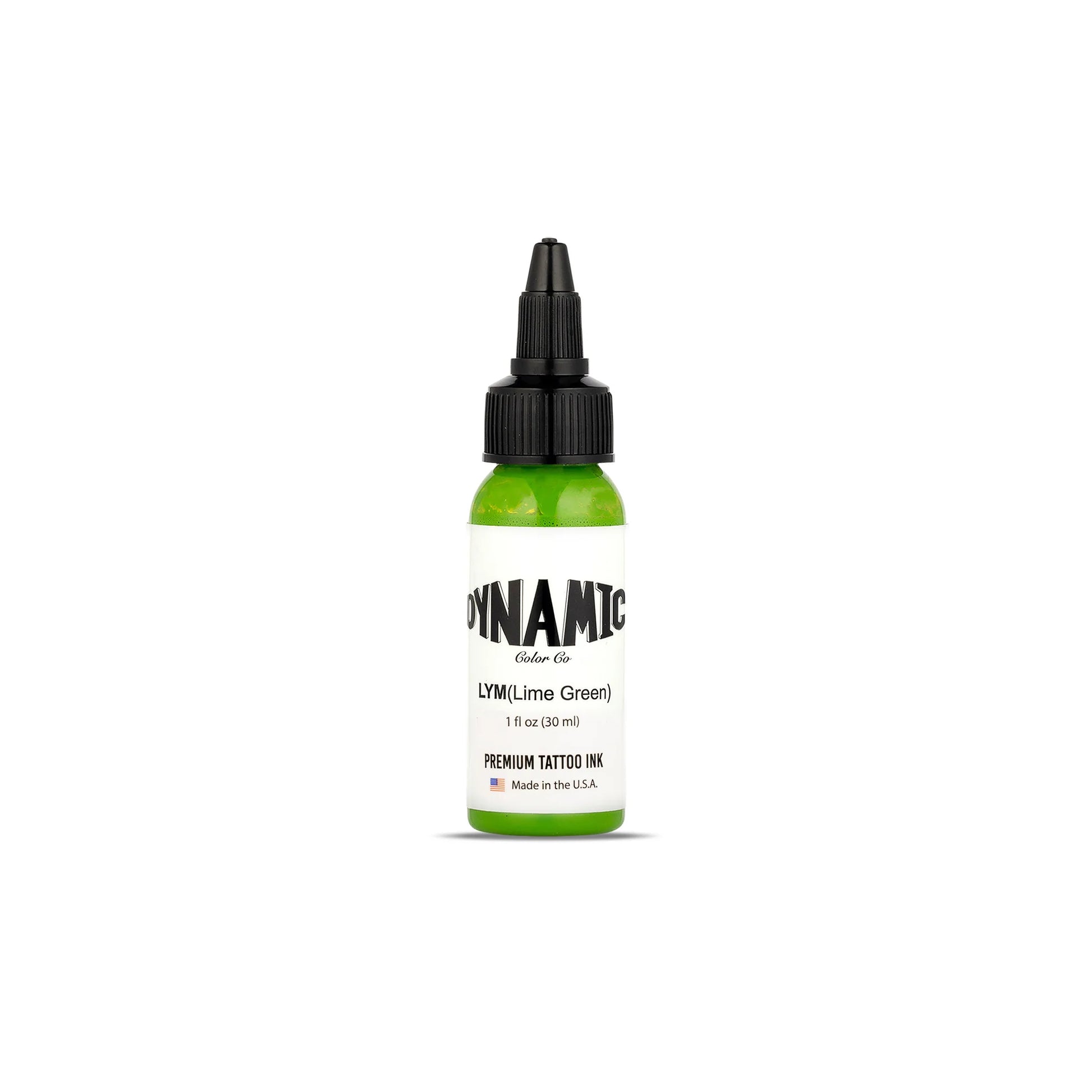 Dynamic Lime Green Tattoo Ink - 1oz. Bottle - Painful Pleasures