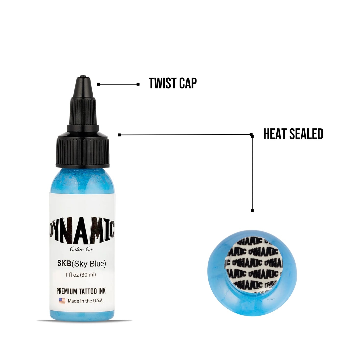 Dynamic Sky Blue Tattoo Ink 4
