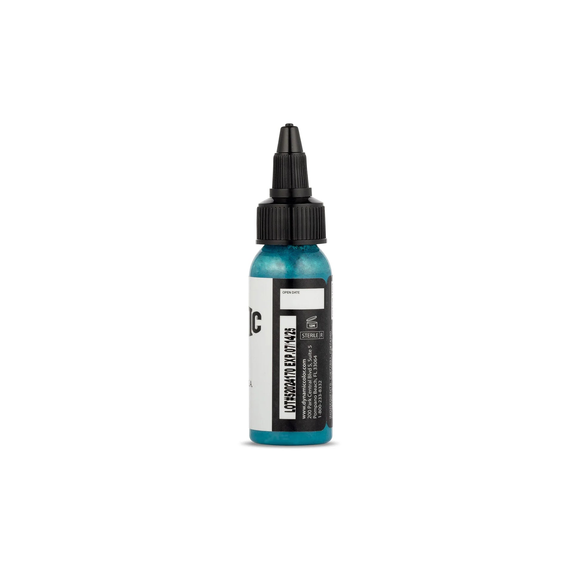 Dynamic Teal Tattoo Ink - 1oz. Bottle - Painful Pleasures