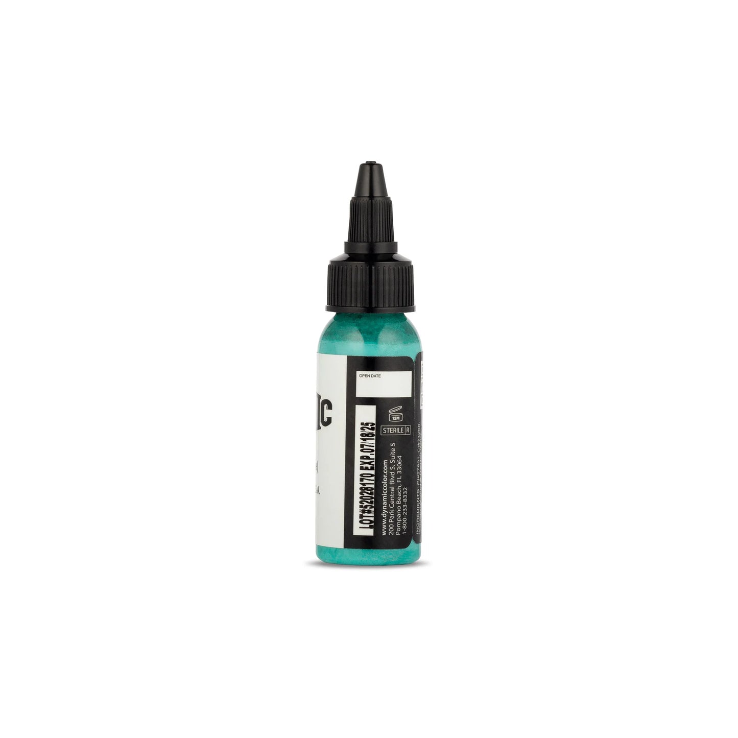 Dynamic Turquoise Tattoo Ink - 1oz. Bottle - Painful Pleasures