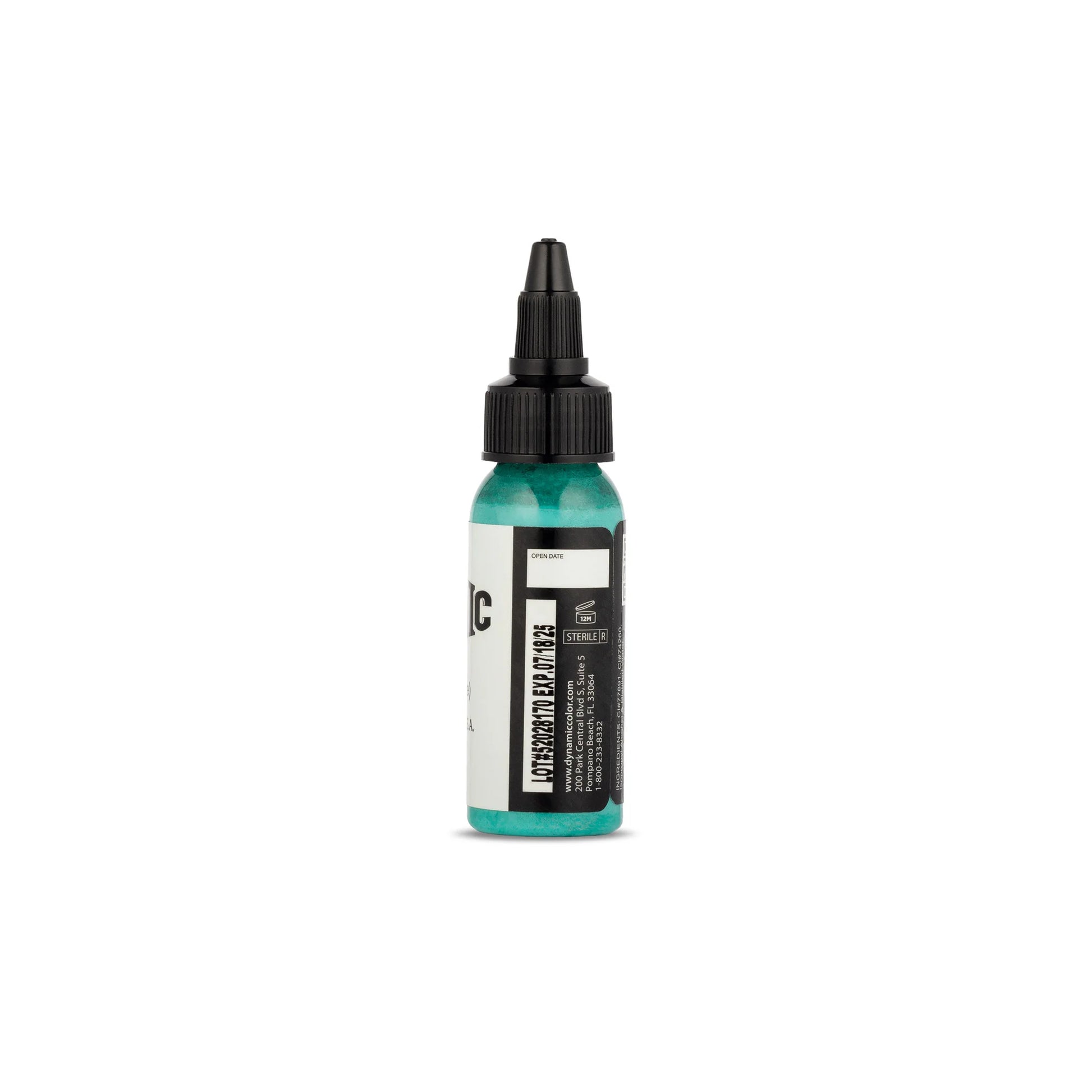 Dynamic Turquoise Tattoo Ink - 1oz. Bottle - Painful Pleasures