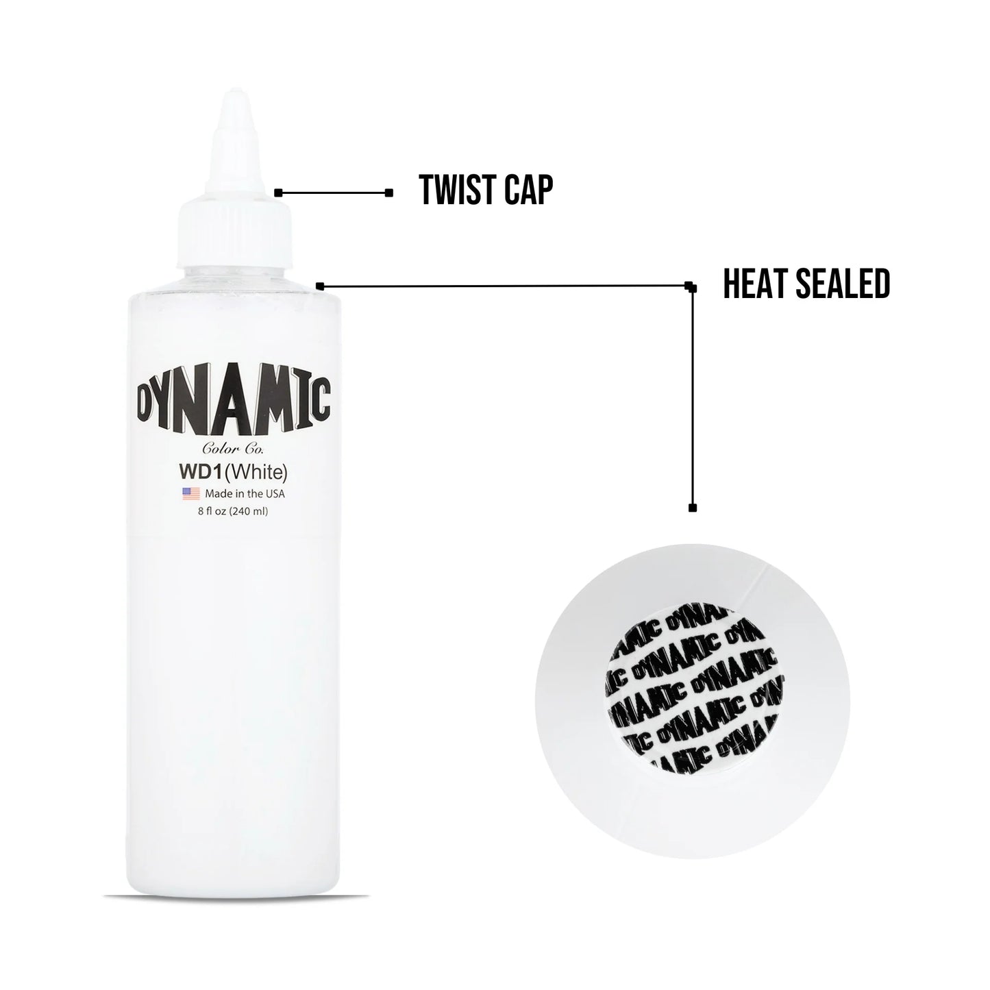 Dynamic White Tattoo Ink 8oz - 4
