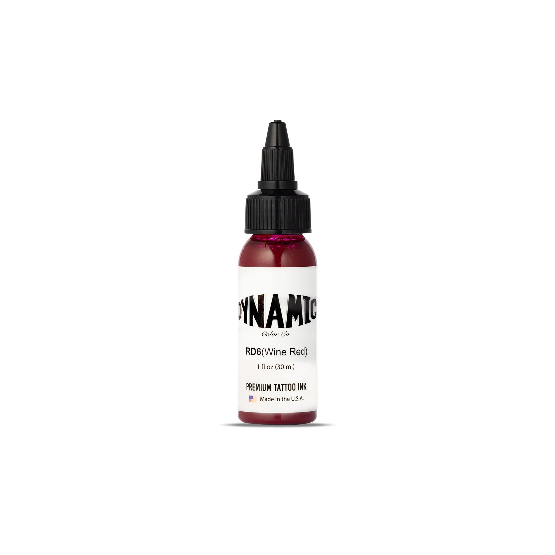 Dynamic Wine Red Tattoo Ink - 1oz. Bottle - Painful Pleasures