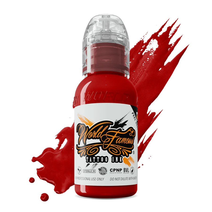 Red Hot — World Famous Tattoo Ink — Pick Size