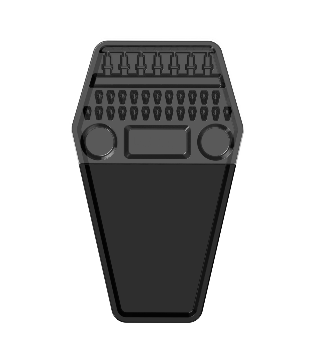 Ghost Tattoo Disposable Tray Tops — Pack of 20 Coffin