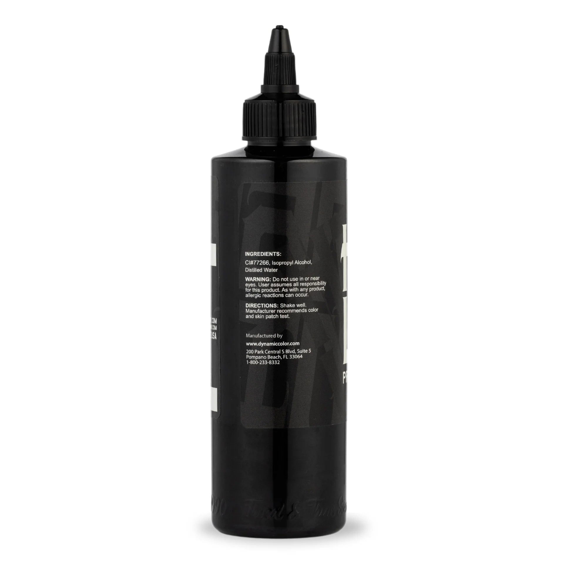 Dynamic Black Hardline Tattoo Ink — 8oz Bottle - Painful Pleasures