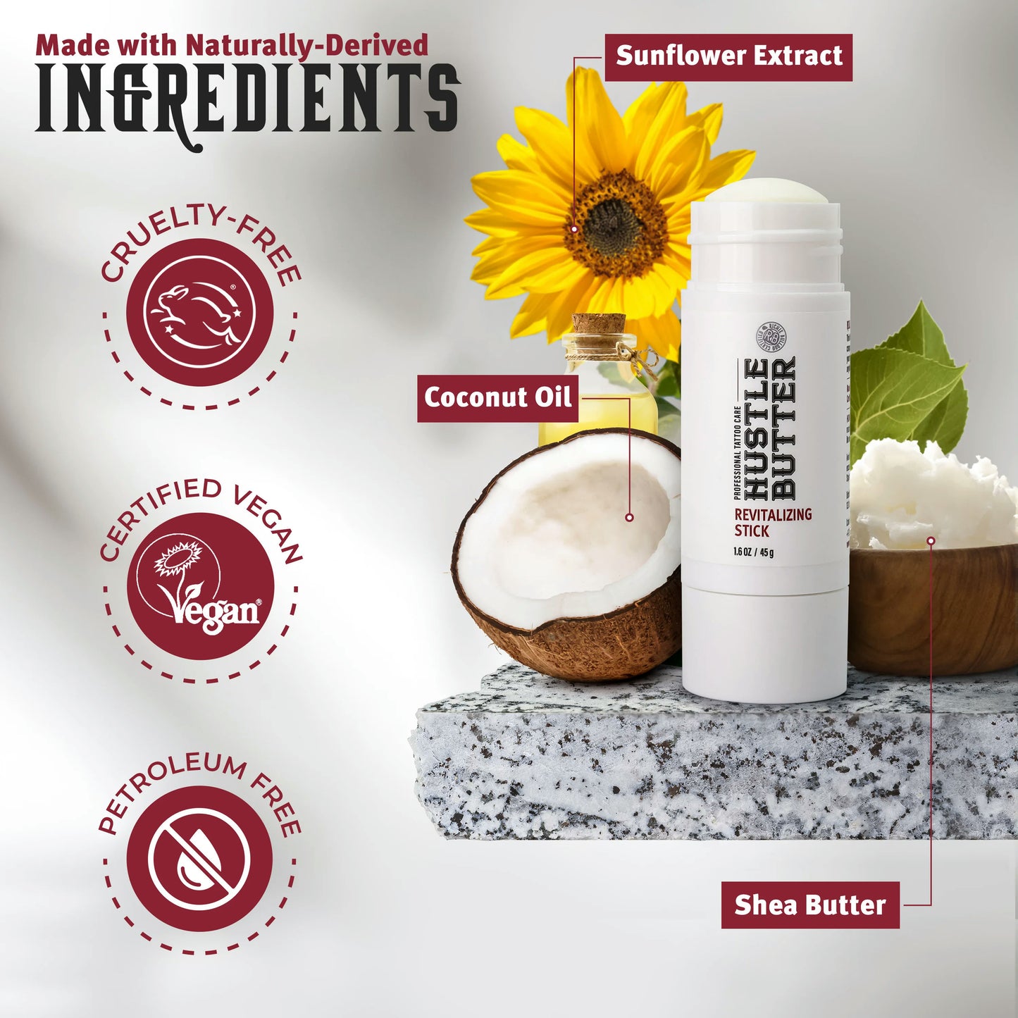 Hustle Butter Revitalizing Stick — Single or Case of 24 - Painful Pleasures