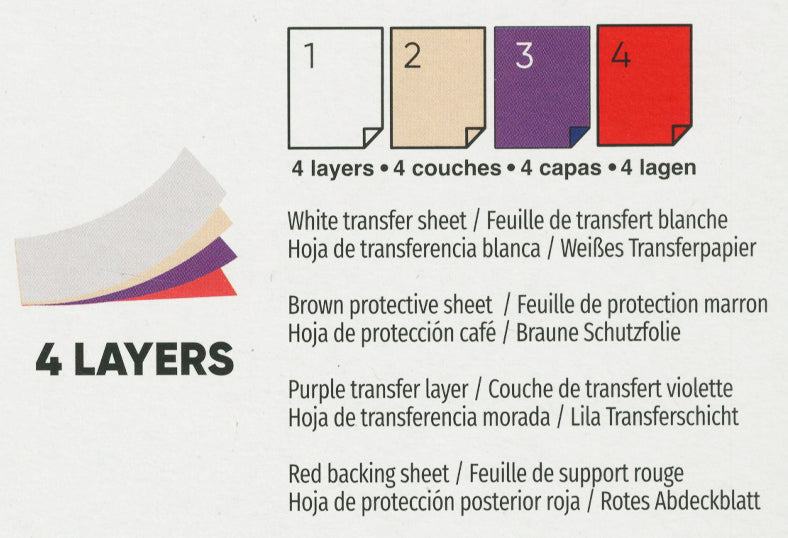 Kores Tattoo Stencil Transfer Paper — 100 Sheets — Pick Size - Painful Pleasures