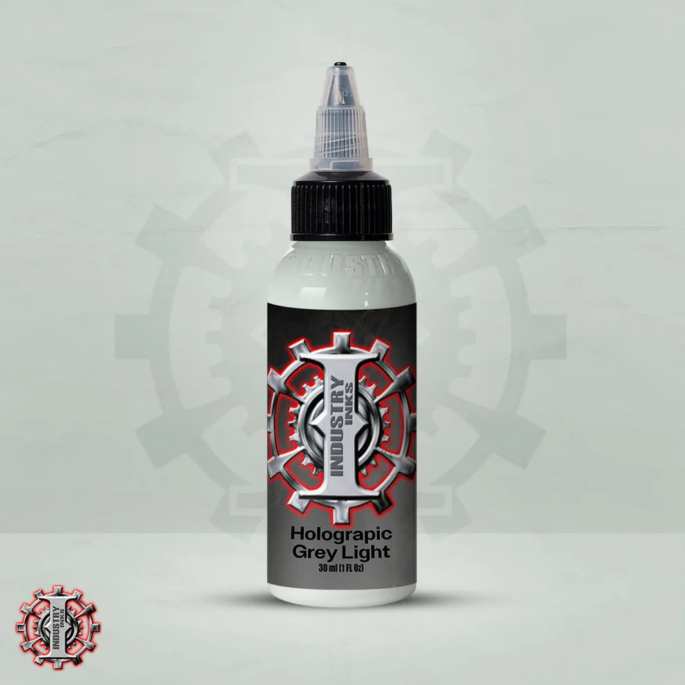Holographic Grey Light - Industry Inks - 1oz Bottle