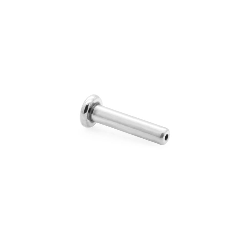 Tilum 14g Titanium Threadless 3mm Flat Disc Labret Post - Price Per 1