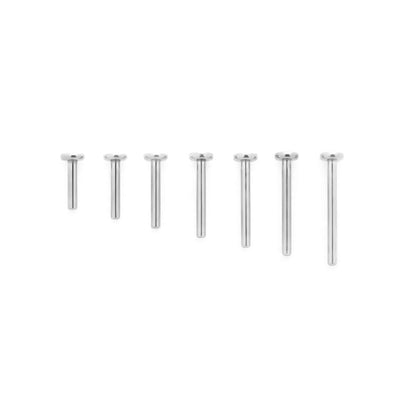 Tilum 18g Titanium Threadless Flat Disc Labret Post - Price Per 1 - Painful Pleasures