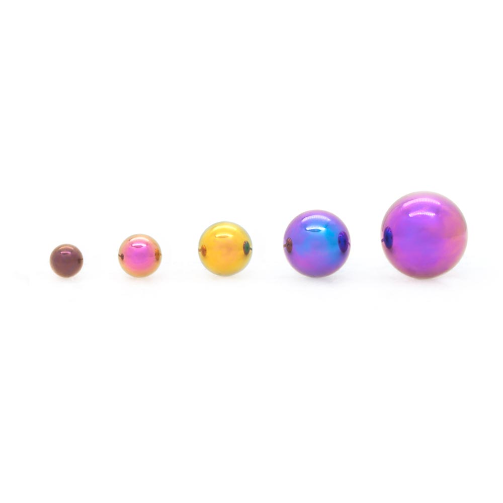 Tilum Titanium Threadless Ball Top - Price Per 1