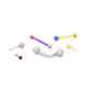 Tilum Titanium Threadless Ball Top - Price Per 1